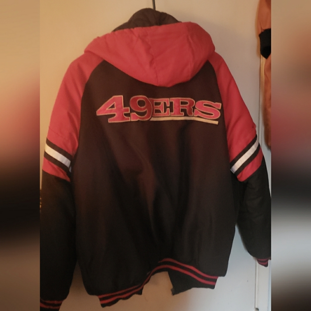 Vintage 49ers puffer jacket